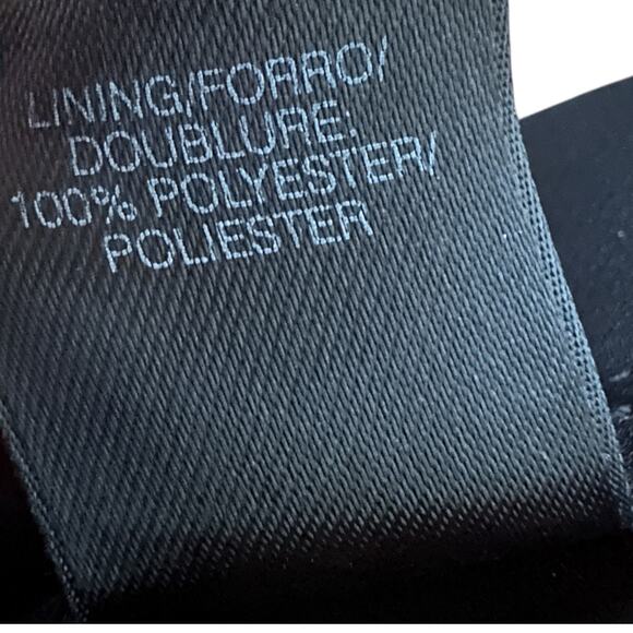 Liz Claiborne Collection Black Pleated Maxi Skirt 12 Chiffon Lined Dark Academ - Picture 9 of 13